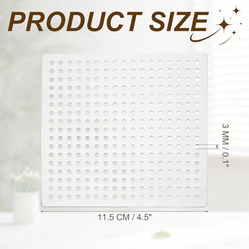 uxcell 1 Pcs Stainless Steel Floor Drain Cover, 4.5 Inches Shower Hair Catcher Drain Grate for Furniture Repair Bathroom Kitchen, Silver Tone(Square) - size: 4.5 Inches