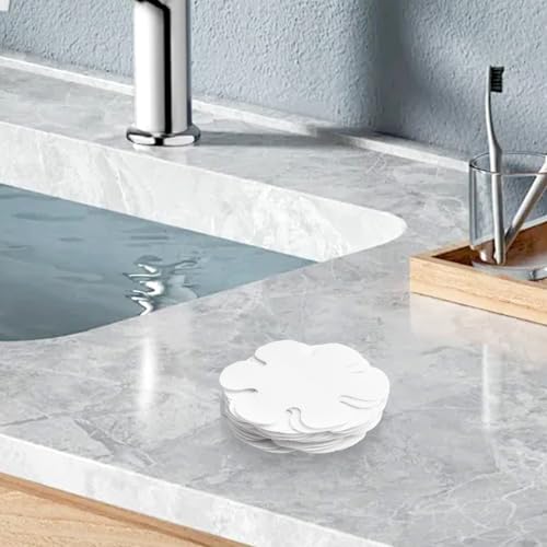 20 Pack Non-Slip Shower Stickers 3.1 Inch, Clear PEVA Anti-Slip Safety Treads for Bathtub and Bathroom Floors, Easy Peel and Grip Decals for Wet Surfaces