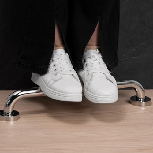 DOITOOL Stainless Steel Non-Slip Grab Bars for Bathroom and Shower, 40cm Textured Bathtub Handrail with Anti-Slip Knurling, Safety Support Rail for Elderly and Disabled Users