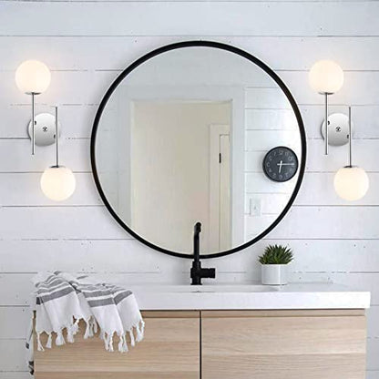 BYOLIIMA Modern Chrome Wall Sconce, 7.5" W x 20" H, G9 Base, Fully Dimmable, Ideal for Bathroom, Kitchen, Living Room, Office - color: Chrome