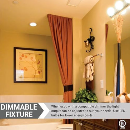 Diodesy- 3-Light Vanity Strip Light 18-Inch Art Deco Linear Brushed Nickel Fixture Dimmable 3 Medium Base Sockets (Bulbs Not Included) Modern Wall Mounted Lighting Over Mirror for Bathroom Bedroom