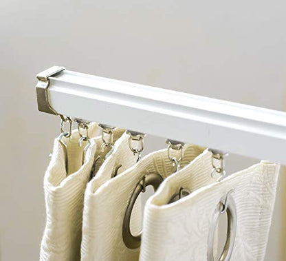 Jos & Haz MF016W-Curtain Track Accessories (10 Pack Runners) - color: White, size: 10 PACK RUNNERS