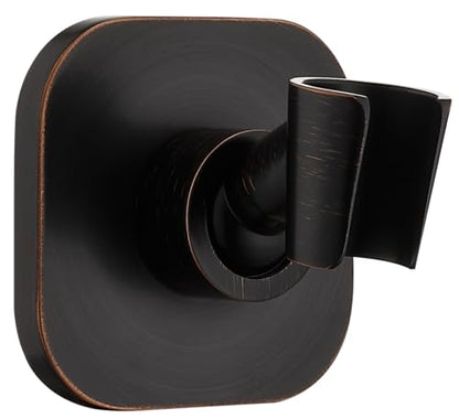 G-Promise Metal Handheld Shower Head Holder, No-Drill (Oil Rubbed Bronze) | Adhesive or Drilled Installation, Wide Adjustment Range Fits All Family Heights, Firmly Secure Showerhead, Easy to Install - color: Oil Rubbed Bronze