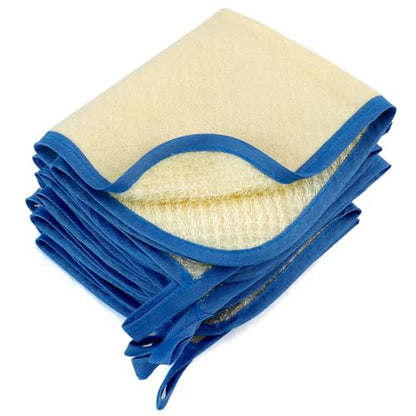 Blue Frame Face & Body Wash Cloths - Exfoliating Towel 5Pack - style: Blue