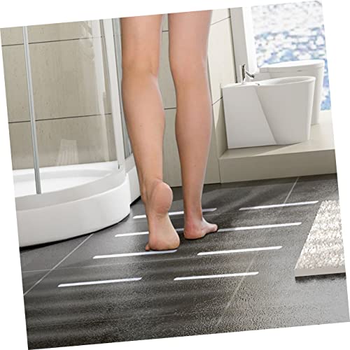 22Pcs Non Slip Transparent Bathroom Stickers Adhesive Decals for Bathtubs Stairs Removable Skid Strips Enhance Safety Smooth Surfaces Easy to Install