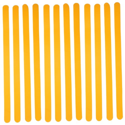Operitacx 12 pcs Bathroom Non-Slip Stickers Sturdy Anti-Skid Strips for Shower and Stairs Indoor Floor Safety Decals Strong Adhesive Waterproof Non-Slip Tape