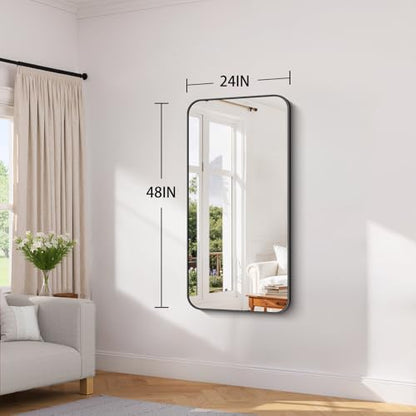 Koonmi Bathroom Wall Mirror,24x48 Inch Large Vanity Mirror for Over Sink - size: 48"L x 24"W