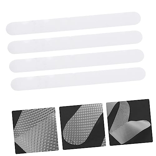Anti-Slip Tape for Bathroom – Waterproof PET Non-Slip Strips for Bathtubs Showers and Stairs – 24 pcs Adhesive Bath Safety Treads - size: 24 pcs