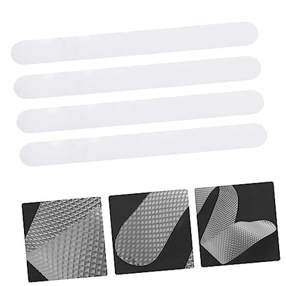 Anti-Slip Tape for Bathroom – Waterproof PET Non-Slip Strips for Bathtubs Showers and Stairs – 24 pcs Adhesive Bath Safety Treads - size: 24 pcs