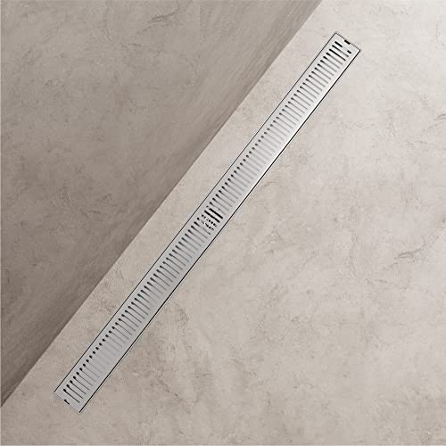 VIGO Elan 36 in. Linear Shower Drain in Chrome - VG07003CH - color: Chrome, size: 36 in.