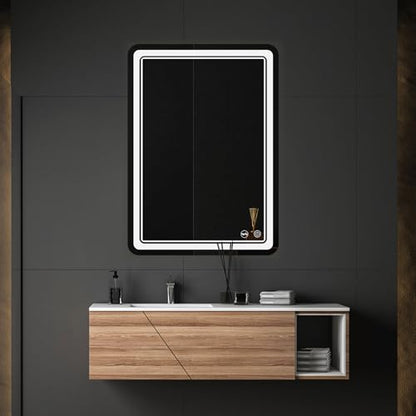 LED Bathroom Mirror with Lights, Anti-Fog, Dimmable, Lighted Bathroom Vanity Mirror for Wall, UL-Certified (28 x 20) - size: 28"L x 20"W