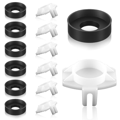 6 Sets Tub Spout Diverter Repair Kit, Shower Diverter Repair Kit | Tub Spout with Diverters Tubs Spouts Replacement Repairs Parts for Bathroom Bathtub Faucet Universal Valve Replacements Kits