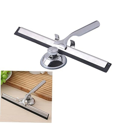 CALLARON Stainless Steel Window Squeegee Squeegee for Car Windows Glass Suction Cup Holder Easy to Use for Bathroom Shower Doors Mirrors