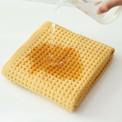 2 PCS Bath Towels, Waffle Bath Towels for Daily Bathing, Spa Relaxation and Home Bathroom, 27.56 * 55.12inch/70 * 140cm, Khaki