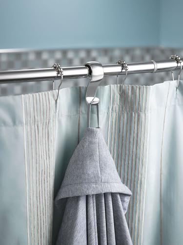 Moen SR2100CH Shower Curtain Rings, Pack of 12, Chrome