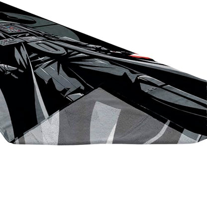 Jay Franco Star Wars Darth Vader Bath Pool Beach Towel - Kids Super Soft & Absorbent 100% Cotton Towel, Measures 28 x 58 - color: Black - Star Wars