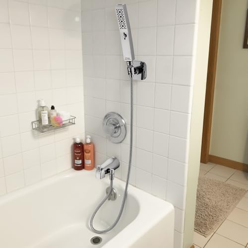 G-Promise All Metal 2 Function Bathtub Faucet with Sprayer, Universal Fit | All Metal, Built to Last, Multifunction with Flow Control, Universal Fit for 1/2 & 3/4 Inch Pipes, Bathroom upgrade