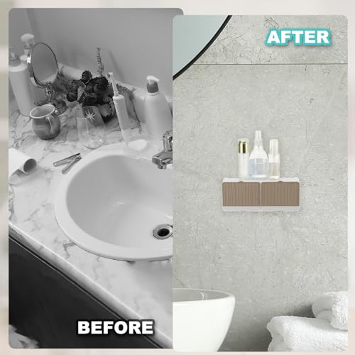 uxcell Soap Holder, 10 x 3.94 x 2 Inches Double Grid Wall Mounted No Drill Soap Dish for Shower, Bathroom & Kitchen - Self Draining Design Keeps Soap Dry (White) - color: White