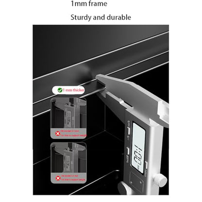 Toilet Paper Holder with Storage, in Wall Toilet Paper Holder, Stainless Cabinet Storage with Removable Trash Can and Toilet Brush Wall Bathroom Niche Black,Black/d - color: Black/D