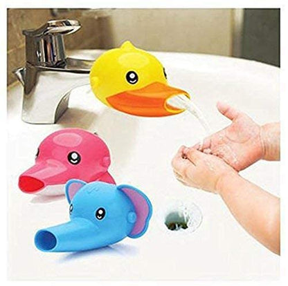 Kids Faucet Handle Extender Sink Extender for Toddler, Baby, Children Safe and Fun Hand-Washing Solution,Cartoon Faucet Extender - Make Your Kids Love Hand Washing - Bathroom Accessory (Duck Style)