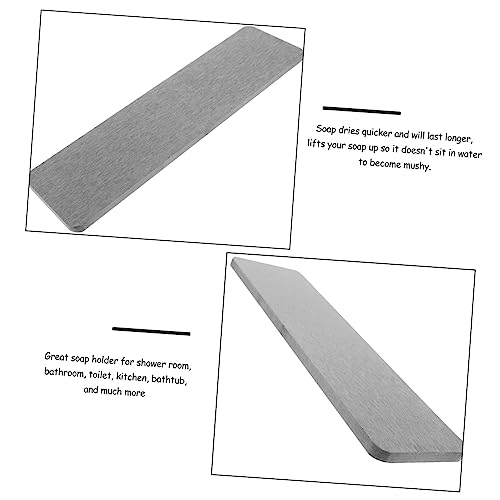 Alipis Diatomite Absorbent Bath Mat 16 x 12 Quick Dry Water-Resistant Kitchen Countertop Coaster for Bathrooms Sinks and Vanities Non-Slip Base