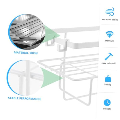 Luxshiny Over Toilet Bathroom Storage Rack Heavy Duty Organizer Shelf for Efficient Space Utilization Multi Functional Design for Use Easy Installation Finish