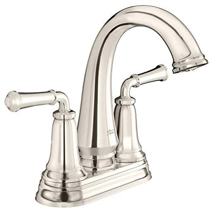 American Standard 7052207.013, Delancey 4-Inch Centerset 2-Handle Bathroom Faucet 1.2GPM, Polished Nickel - color: Polished Nickel