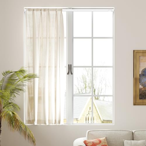 Tension Rod 28 to 48 inch, Adjustable Curtain Rods No Drilling Spring Rods Extendable Pressure DIY Tension Rod for Window Closet Kitchen, White - color: White, size: 28" to 48"-1Pc