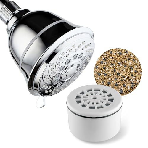 AquaCare by HotelSpa 1139 Replacement Disposable Enriched KDF Cartridge for Compact Universal Shower Filter or Filtered Shower Heads/Handheld Showers