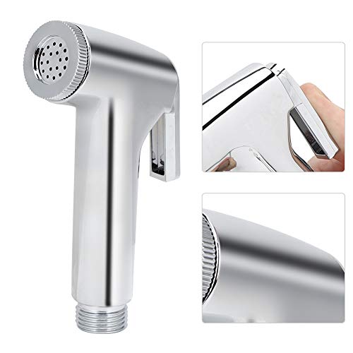 Toilet Sprayer, Handheld Bidet Sprayer Set G1/2in Bidets Handheld Bidet, ABS+Stainless Steel for Bathroom Bathroom Fixtures Toilet Bidet Supplies