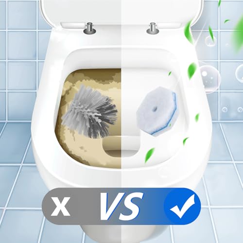 150 Count Upgrade 3-Layer Toilet Bowl Refills Fits for Clorox Toilet Brush | 3X Cleaning Power Disposable Bowl Cleaner Refills for Bathroom Cleaning, No Falling Apart - size: 1 Count (Pack of 150)