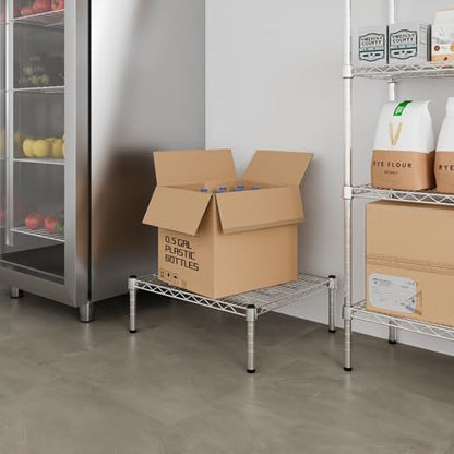 21" Deep x 24" Wide x 8" Height Wire Shelving Kit | 1-Tier | NSF Commercial Storage Rack Unit - size: 21" Deep x 24" Wide