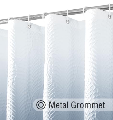 Ombre Blue Shower Curtain for Bathroom, Farmhouse Bath Curtain 72x72 - color: Ombreblue, size: 72"W x 72"L (Pack of 1)