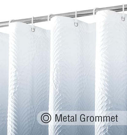 Ombre Blue Shower Curtain for Bathroom, Farmhouse Bath Curtain 72x72 - color: Ombreblue, size: 72"W x 72"L (Pack of 1)
