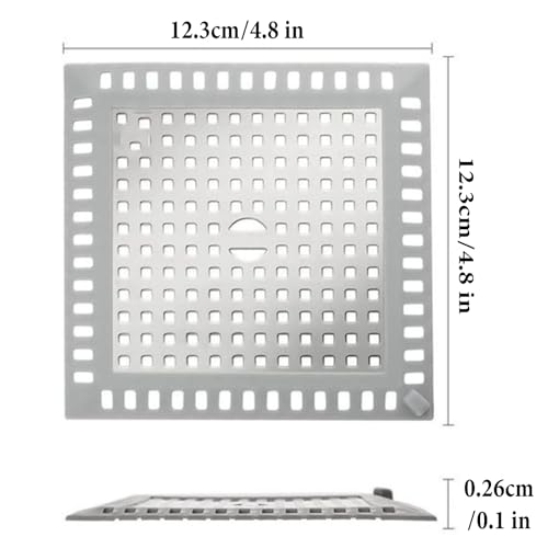 Shower Drain Hair Catcher Square,Shower Hair Drain Catcher Square