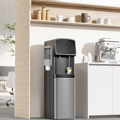 Cup Holders, Cup Dispenser Sealed Pull Type Water Cooler Cup Holder Dustproof Wall Mount Bathroom Cup Dispenser with Lid Double Paper Cup Holder for Home, Bathroom, Office
