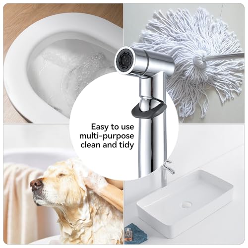 Handheld Bidet Sprayer for Toilet Kit Cleaning Assistant Jet Spray Bidet Attachment with Adjustable Water Pressure Easy Control One Button Shut-Off Water