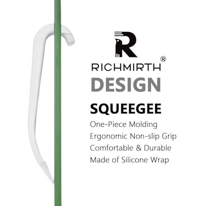10" One-Piece Silicone Squeegee, Shower Window Car White - color: White, size: 10