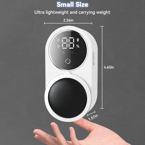 Automatic Toothbrush Holder for Bathroom, Wall Mounted Organizer with Smart Sensor, Fits Most Electric/Manual Toothbrushes, LED Display