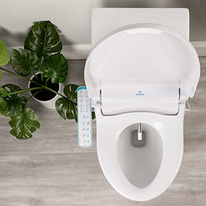 BidetMate 1000 Series Bidet Toilet Seat, Heated Water and Seat, Side Panel | Instant warm-water wash, heated seat, air dryer, and self-cleaning nozzle. Side panel control. Fits elongated toilets. - style: 1000 Series | Elongated | Side Panel