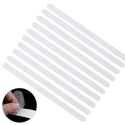 Non Slip Bath Stickers 18pcs, Safety Shower Treads Strips, Bathtub Anti-Slip Stickers, Anti Skid Tape for Shower,Tub, Steps 15Inch by 0.8Inch,Clear | Non Slip Bath Stickers, Safety Shower Treads Strips, Clear Anti Skid Tape for Shower Floor, Tub, Stairs,
