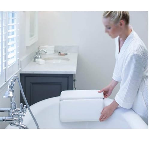 Suction Cup Non-Slip PU Waterproof Sponge Bath Pillow Bathtub Cushion