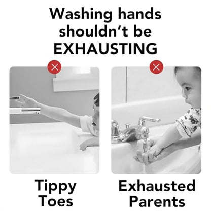 2 Pack Faucet Extender for Toddlers Universal Sink Extension with Water Wheel to Kids Fun Hand Washing Yellow - color: Yellow