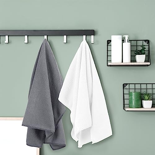 JML Bath Towels with Hanging Loop, 30"x60", 2 Pack, Navy | Microfiber, Super Soft, Absorbent, Fast Dry, Lightweight, Lint Free, Fade Resistant Luxury Hotel & SPA Towel - color: Navy, size: 30 in x 60 in