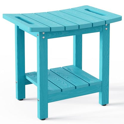 HIPS Shower Benches for Inside Shower, Shower Stool with Space-Efficient Storage Shelf, Waterproof Shower Chair Seat for Spa Bathroom(Sky Blue) - color: Sky Blue