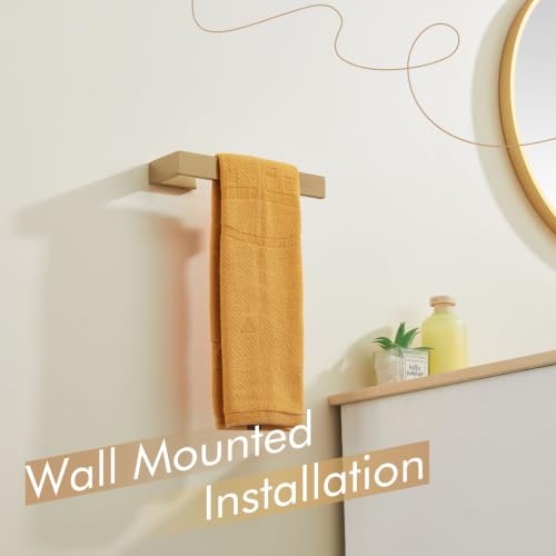 KOKOSIRI Towel Bar for Bathroom Towel Holder Wall Mount Kitchen Towels Rack Bath Hardware Champagne Bronze Stainless Steel, B3009CPG - color: Champagne Bronze