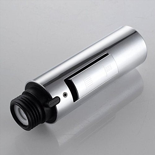 7Trees Pull Down Spray Head for Kitchen Faucet, 2-Function Bathroom Faucet Replacement Head, Water Nozzle, 1.8 GPM G1/2 Pull-Out Spray Nozzle, 0.8inch Connector (Chrome Polished) - color: Chrome Polished