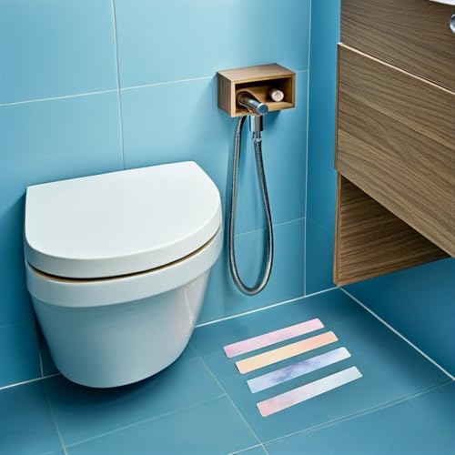 Beavorty Colorful Anti Slip Bathtub Stickers 2 Sets, 2.5cm X 20cm Bathroom Non-Slip Floor Safety Tape, Waterproof Adhesive Anti Skid Strips for Shower, Stairs, and Slippery Surfaces