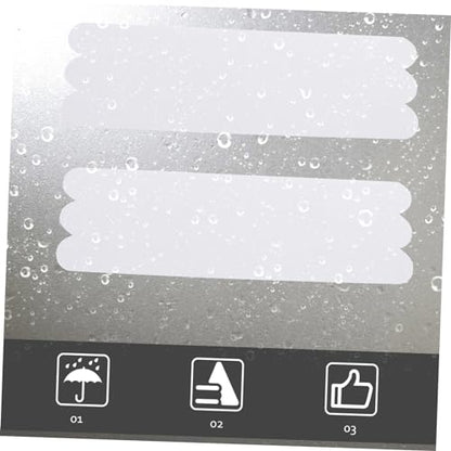 TIDTALEO 36pcs Non Slip Slip Strips for Bath Safety Transparent Shower Stickers Adhesive Bath Treads for Bathtubs Showers Stairs and Floors - size: 36 Pcs