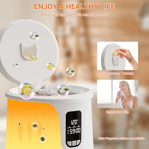 Towel Warmer with Timer Function, 20L Capacity Large Towel Warmer Bucket for Bathroom, Temperature Adjustable, LED Display, Dryer for Towels, Robes, Blankets - size: 20L–E2189M